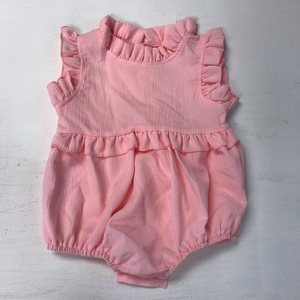 Bubble Gum Ruffle Romper